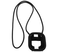 INOOMP Cache-Haut-Parleur Compatible avec Bose SoundLink Micro 2, Noir | Housse de protection antichoc en silicone pour haut-parleur avec dragonne, lavable, idéale pour la randonnée, la maison, la