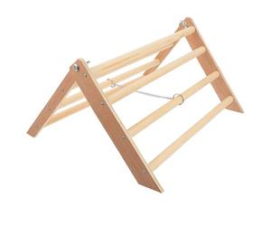 INOOMP Cadre D'équilibre pour Poules en Bois, Support Marron | Surface Lisse sans Bavure, Installation Simple, pour Pigeons et Coqs, Usage Maison ou Enclos Arrière