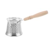 INOOMP Cafetière Grecque Design Élégant avec Poignée en Bois 350ml en Cuivre Technologie D'infusion au Sable Cuisine et Maison