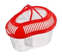 INOOMP Cage De Transport en Plastique pour Reptiles, Terrarium, Boîte D'élevage De Serpents, Conteneur D'éclosion, Aquarium pour Tortues Et Crevettes, Rouge