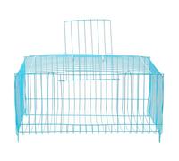 INOOMP Cage d'oreiller carré Petite Cage d'oiseau Transporteur de pour Animaux de Compagnie de Voyage pour Perruche Porteur à Oiseaux Porte-Hamsters Bleu