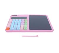 INOOMP Calculatrice Solaire Silencieuse avec Tablette D’écriture Effaçable Abs 12 Chiffres pour Bibliothèque et Bureau à Domicile