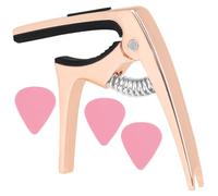 INOOMP Capo Tournant pour Guitare Accordeur Électronique et Médiators, Kit d'Accessoires Multifonctions pour Guitare Électrique et Acoustique, Adapté aux Musiciens Couleur Aléatoire