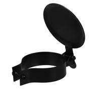 INOOMP Capuchon Installation Facile pour Anti-Pluie en Fer Noir, Protection Pluie Robuste Pot D'échappement de Générateur Électrique pour Chapeau de Pluie Extérieur