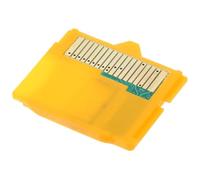 INOOMP Carte Mémoire Microsd Accessoire Pratique Compatible en Plastique Jaune Adaptateur pour Insertion Facile et Microsdhc Appareils Photo Olympus
