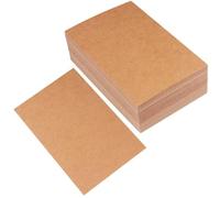 INOOMP Cartes Vierges Surface Lisse et Design Classique en Papier Kraft Lot de 200 pour Messages pour Vœux, Messages et Activités Créatives DIY