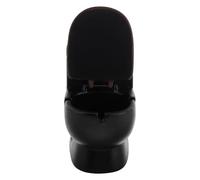 INOOMP Cendrier Décoratif en Céramique de Toilette Noire, Plateau de Rangement Amusant pour Petits Objets, Décoration Élégante et Créative Maison