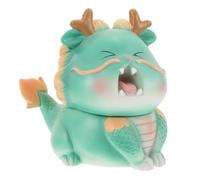 INOOMP Cendrier Dinosaure Mignon en Ciment, Décor de Bureau Moderne | Couleurs Vives Qui Ne Ternissent Pas, Retient les Cendres, pour Clés et Mégots, Chambre ou Salon