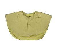 INOOMP Châle-Cape D’entraînement Large pour Perroquets, Protection D’épaule Griffures et Déjections, Manchon en Tissu Résistant Couleur Jaune Curcuma, Accessoire Pratique pour Soins