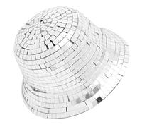 INOOMP Chapeau Cowgirl Pailleté Disco Ball Léger et Respirant pour Fête Cosplay et Performances Accessoire Mode Unisexe pour Adultes