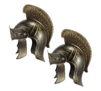 INOOMP Chapeau de Chevalier Médiéval 2pcs en Plastique Confortable et Résistant, Accessoire Unique pour Cosplay et Performances Adultes et Garçon et Filles