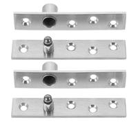 INOOMP Charnière Pivotante en Acier Inoxydable 2 Pièces Charnière Centrale Rotative 360° pour Porte en Bois de Taille Moyenne Accessoire de Quincaillerie de Porte Invisible Rotation