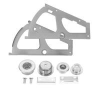 INOOMP Charnières D'armoire en Acier Inoxydable Installation Facile 2 Pièces pour Meuble à Chaussures Adaptées pour Étagère et Armoire à Chaussures la Cuisine ou Salon