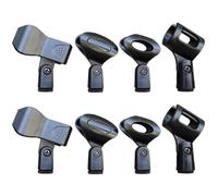 INOOMP Clip pour Microphone 8 Pièces - Pinces Micro à Ressort U-type, Supports pour Microphones Portables sans Fil, Compatible Pieds de Micro, Usage Karaoké et Scène