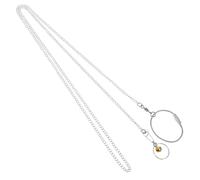 INOOMP Collier de Sécurité Acier Inoxydable pour Perroquet avec Cloche et Chaîne pour Éducation Extérieur Liberté Contrôlée