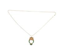 INOOMP Collier Loupe De Lecture Vintage Avec Pendentif Hibou Loupe Pour Détails Fins Et Textes Petits Accessoire Long Pour Femmes Et Pulls