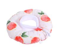 INOOMP Collier Respirant pour Chat Cône Élisabéthain pour Animal De Compagnie Cou À Lécher pour Chaton Cordon De Serrage Réglable Matériau en Coton Confortable