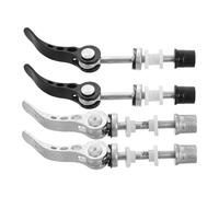 INOOMP Colliers de Serrage en Alliage D'aluminium Noir Lot de 4 Mécanisme de Verrouillage Rapide pour Tige de Selle de Vélo pour Cyclisme Polyvalent