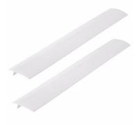 INOOMP Combleur D'espaces pour Cuisinière 2 Pièces 63,5 Cm Blanc Résistant la Chaleur Protection Éclaboussures la Cuisine Facile à Installer Nettoyage Simplifié Accessoires la Cuisine