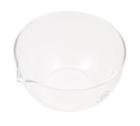 INOOMP Conteneur D'évaporation Rond en Verre Synthétique avec Bec Verseur, Bol D'évaporation pour Laboratoire, Mesure et Stockage D'ingrédients, Usage Domestique