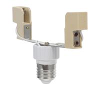 INOOMP Convertisseur de douille 118mm E27 vers R7S en céramique, support pour lampes halogènes et LED, installation simple pour usage dans systèmes d'éclairage