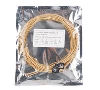 INOOMP Cordes de Basse Acoustique en Acier Carbone Jeu 5 Cordes Professionnel Accessoires pour Basse Acoustique Remplacement Solide Son Puissant