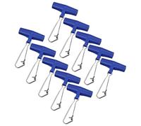 INOOMP Coulisseaux de Lestage pour Montages de Pêche, 50pcs, Plastique et Acier Inoxydable, Action Rapide de Plongée, Performance Stable, pour Pêche en Surf