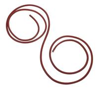 INOOMP Courroie pour Machine à Coudre Rétro en Caoutchouc Rouge, Longueur Ajustable et Facile à Ranger, Accessoire Pratique pour Usage Domestique