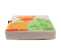 INOOMP Coussin rehausseur de chaise de salle à manger : coussin antidérapant en forme de girafe, joli coussin de voyage portable pour manger, étudier, maison, école