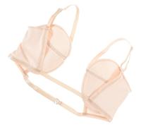 INOOMP Coussinet Anti-transpiration Lavable en Tissu Couleur Chair, Coussinets Absorbants pour Aisselles Femme, Protège-vêtements la Sueur, Sport et Activités Estivales