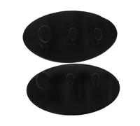 INOOMP Coussinets de Grip Silicone Poignées Sport Antidérapantes Ergonomiques Trois Doigts pour Haltérophilie et Tractions Protection Légère pour Paumes Accessoires Fitness Polyvalents