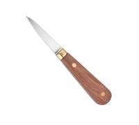 INOOMP Couteau à Huîtres Professionnel Manche en Bois en Acier Inoxydable Facile à Nettoyer, pour Ouvrir Coquilles Maison Hôtel
