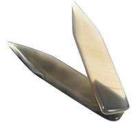 INOOMP Couteau en Agate 2 Pièces pour Polissage de Bijoux en Argenté et Cuivre, Outils Pratiques pour Maintien de Surface Lisse, Usage Atelier et Personnel Style Plusieurs styles