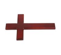 INOOMP Croix Sculptée Main pour Prière Portable Surface Lisse et Prise Confortable Crucifix Solide pour et Cérémonies Religieuses