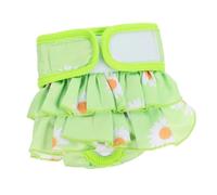INOOMP Culotte Menstruelle pour Chien Femelle en Coton Lavable et Respirante, Adaptée la Taille 32-75cm, Périodes de Chaleur et Incontinence