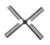 INOOMP D'éolienne pour Moulin à Vent de Jardin Extérieur Pales à la Décoloration en Plastique Stables et Résistantes Accessoires Solide pour Décorations de Jardin