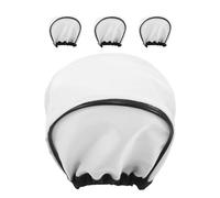 INOOMP Diffuseur de Lumière Douce pour Flash Compact Caméra, Lot de 4 Pièces en Tissu Blanc Léger, Accessoire Photo Photographie en Studio