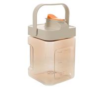 INOOMP Distributeur de boissons avec robinet - Pichet à thé glacé, bouteille d'eau froide de capacité pour réfrigérateur - Récipient à thé glacé avec poignée pour jus, lait 2,3 L