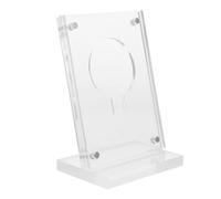 INOOMP Distributeur de Médiators Acrylique Étui de Présentation Transparent avec Support pour Ranger et Exposer Vos Médiators