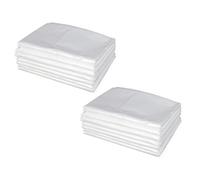 INOOMP Doublure Jetable pour Cage Grand Format 95x70 Cm, Film Transparent en PE, Lot de 100 Pièces pour Clapier Lapin, Cobaye, Hérisson - Protection Hygiénique Pratique pour Habitat