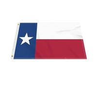 INOOMP Drapeau du Texas, Drapeau D’état Décoratif en Polyester 150x100cm, Usage Extérieur, Décoration et Événement, Présent