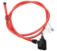 INOOMP Durite de Gonflage Réutilisable pour Pompe à Vélo Tête en Plastique et Embout d'air Innovant, Tuyau TPU Rouge pour Usage Toute L'année et Kit Cycliste Pratique