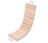 INOOMP Échelle Bois pour Hamster et Petits Animaux avec Crochet Grimpant pour Souris Rongeurs et Oiseaux