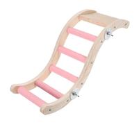 INOOMP Échelle Escalade pour Perroquet Oiseau pour Cage Accessoire pour Petits Oiseaux Physique Sûre et Amusante Conception