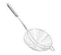 INOOMP Écumoire Acier Inoxydable Double Spirale Passoire Fine pour Friture et Hot Pot avec Manche Ergonomique Résistant Chaleur