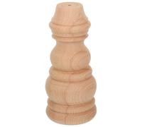 INOOMP Embouts de Poteaux de Garde-corps en Bois Sculpté Beige pour Escaliers Intérieurs, Installation Rapide et Design Élégant Touche Artistique Européenne