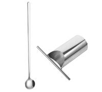 INOOMP Emporte-pièce Melon en Acier Inoxydable 304, Outil à Perforer Pastèque et Fruits, Taille Moyenne, Lot de 2 Set de Pièces, Accessoire la Cuisine Pratique pour Jus et Découpe Fruits