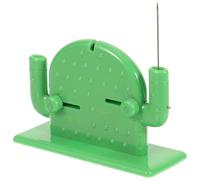 INOOMP Enfile-aiguille Facile à Utiliser Vert Forme Cactus Pratique en Plastique Fonction Enfile-cordon pour Couture et Bricolage