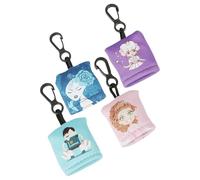 INOOMP Ensemble 4 Chiffons à Lunettes Nettoyants Écran Portable en Microfibre Imprimés (petit Garçon, Petite Sorcière, Petite Princesse, - Nettoyage Lentille Écran Téléphone Porte-clés