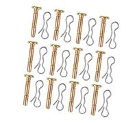 INOOMP Ensemble De 12 Accessoires de Chasse-Neige Partie Lanceur boulons de Cisaillement de Remplacement cisaille à métal pour souffleuse à Neige épingles en métal Acier Inoxydable